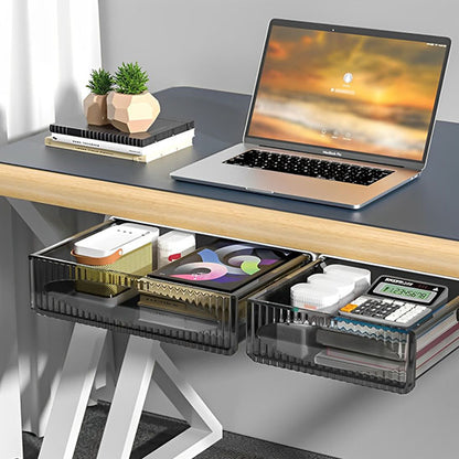 Organisateur bureau tiroir coulissant pour rangement.