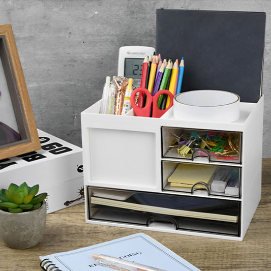 Organisateur de bureau Tirovia avec beaucoup d'accessoires