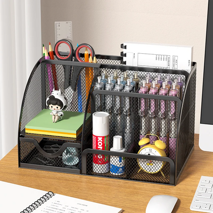 organiseur de bureau mesh variante noir