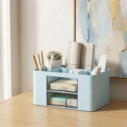Organiseur pour bureau variante bleu