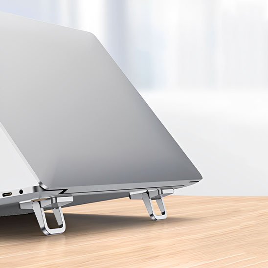 Support Foldy compatible avec ordinateurs portables de 11 à 17 pouces.