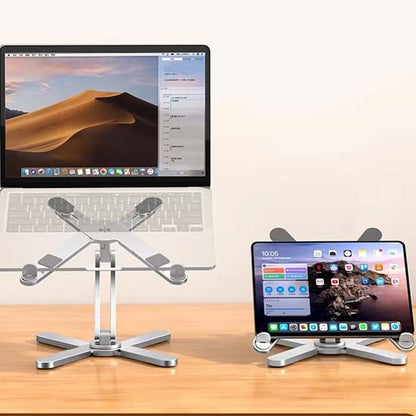 Support ordinateur portable Flexoryx avec bras articulé ajustable.