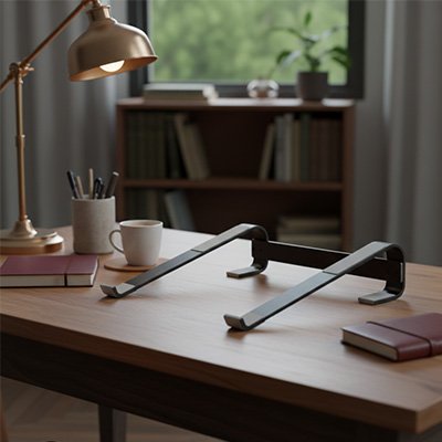 Support pc portable Inclia design compact et portable, pliable pour transport